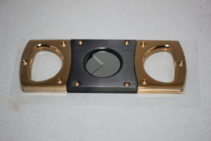 Elie Bleu Cigar Cutter Polished Rose Gold with Satin Black | EBC1002 New