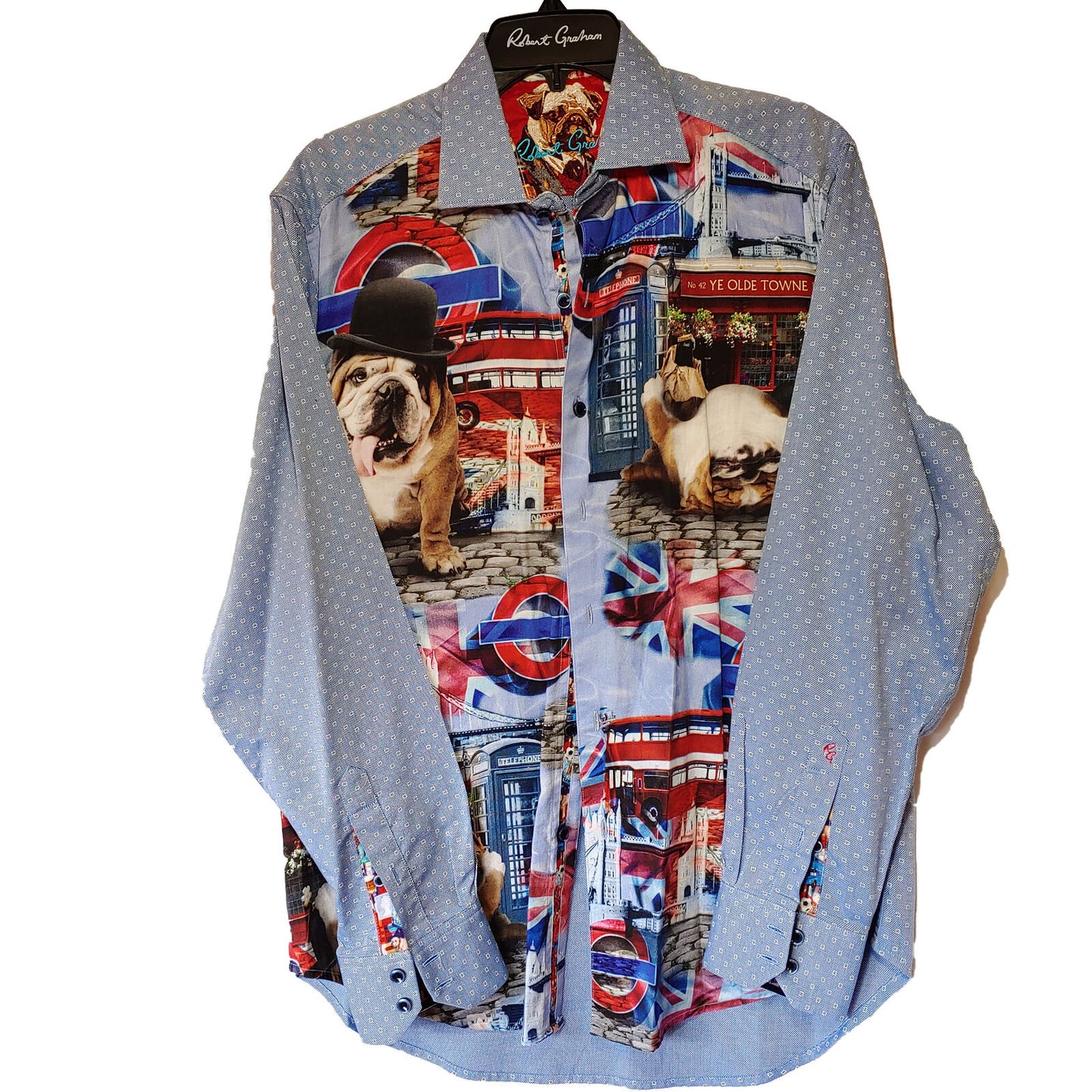 Robert Graham - Colorful Long Sleeve - Men's Medium Button Down Classic Fit