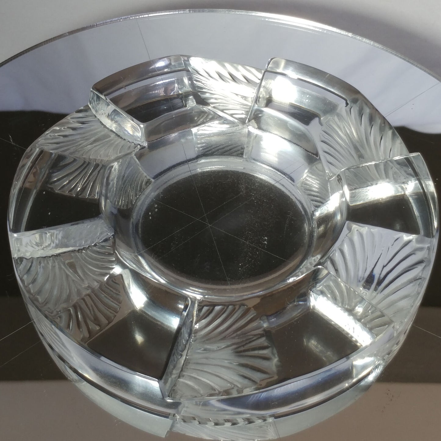 Lalique Cuba Crystal  Ashtray