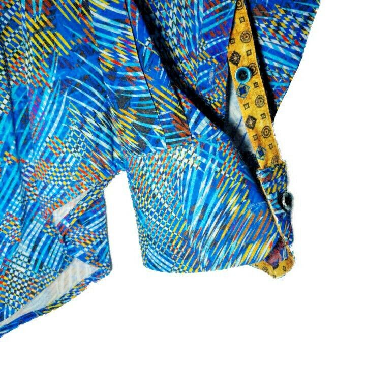 Robert Graham - Colorful Long Sleeve - Men's Medium Button Down Classic Fit