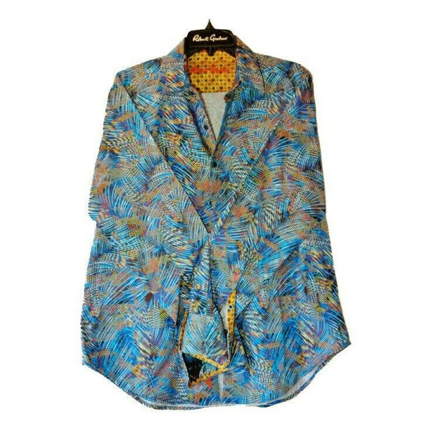 Robert Graham - Colorful Long Sleeve - Men's Medium Button Down Classic Fit