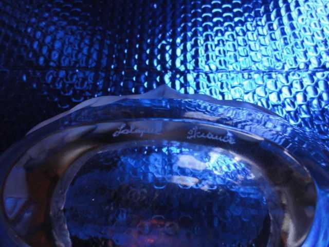 Lalique Crystal "Compiegne" Frosted Bowl