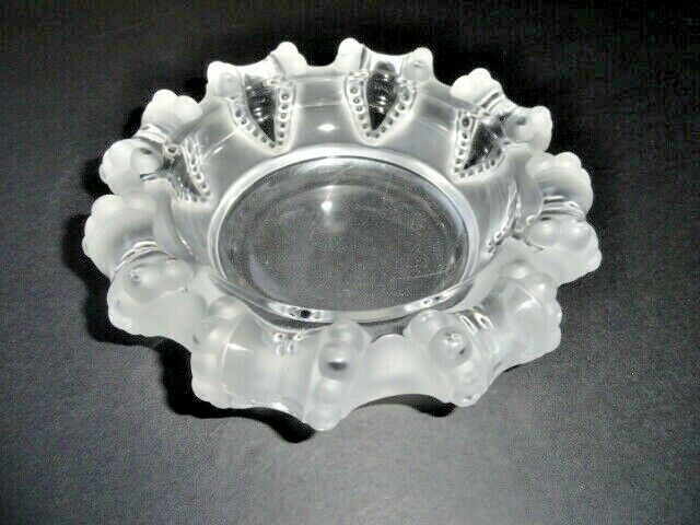 Lalique Cannes crystal ashtray