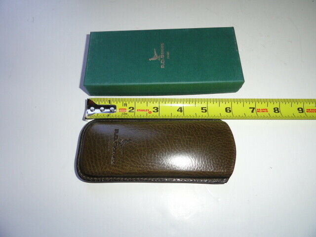 Pheasant Leather Eye Glass Case