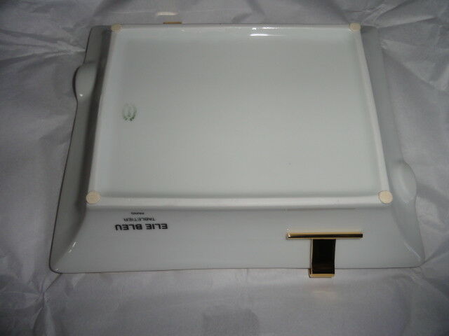 Elie Bleu Alba Porcelain Black  Ashtray