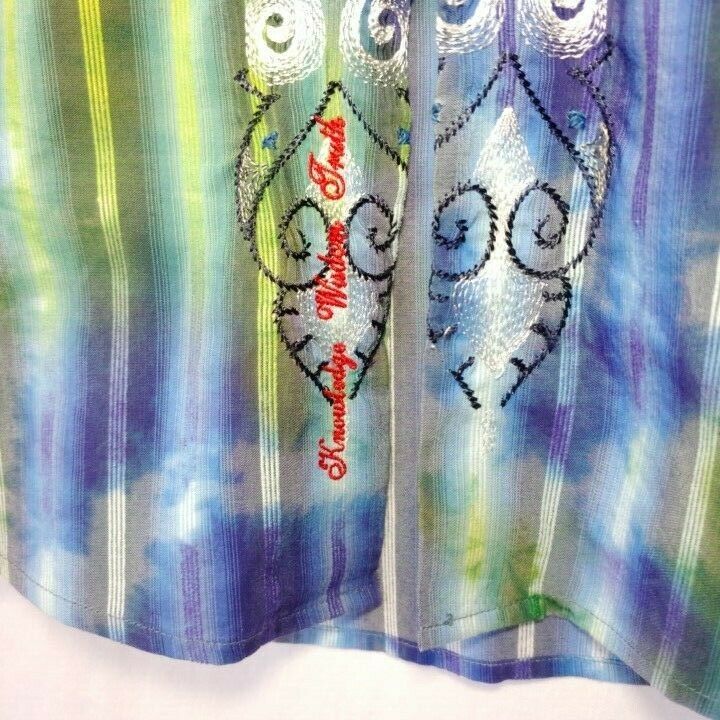 Robert Graham - Colorful Long Sleeve - Men's Medium Button Down Classic Fit