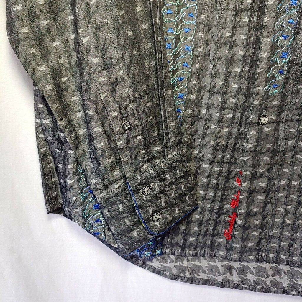 Robert Graham - Colorful Long Sleeve - Men's Medium Button Down Classic Fit