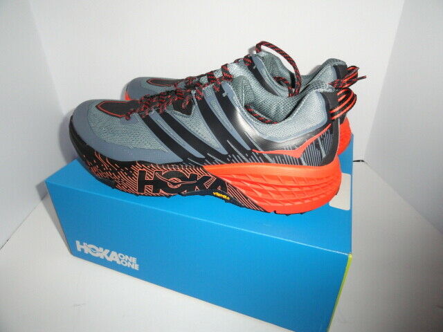 Hoka One Speedcoat 3 Gray and Orange  size 13 M