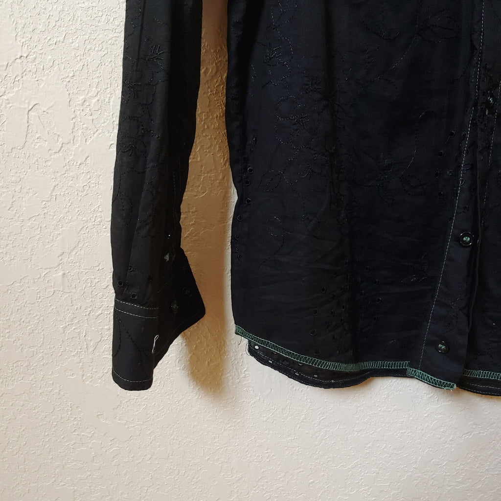 Georg Roth | Los Angeles | Men's Black Long sleeve Button down Casual Shirt