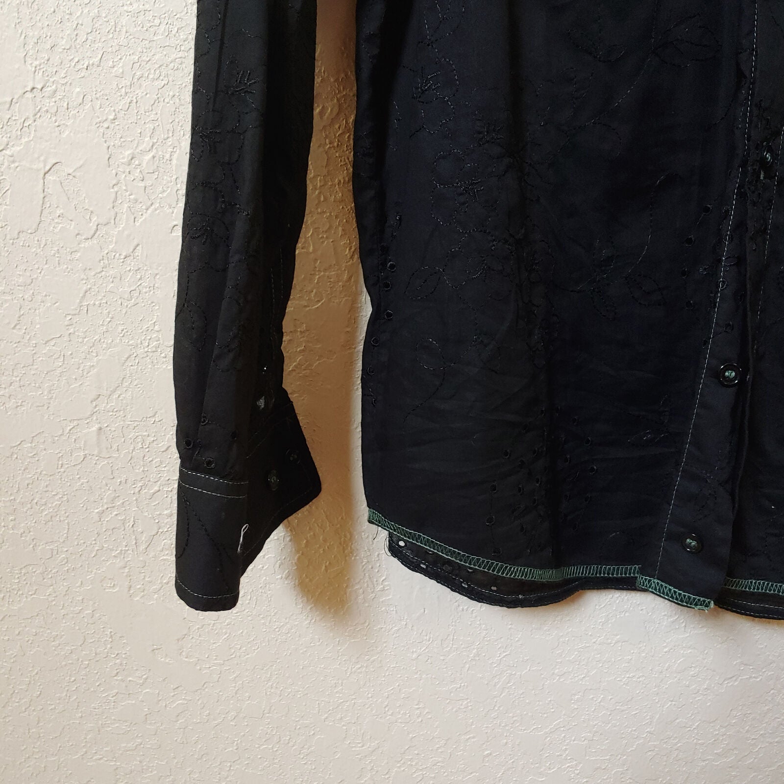 Georg Roth | Los Angeles | Men's Black Long sleeve Button down Casual Shirt