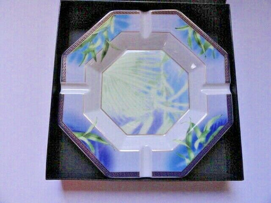 Versace by Rosenthal Jungle Large Porcelain Ashtray 9 inch