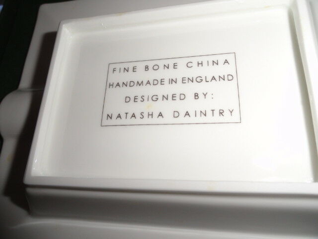macanudo fine bone china ashtray without box