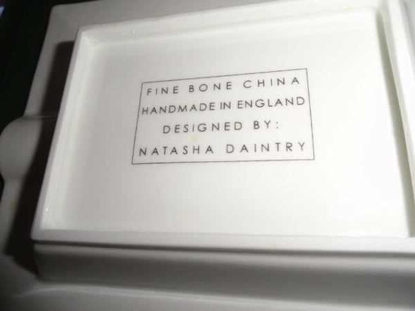 macanudo fine bone china ashtray without box