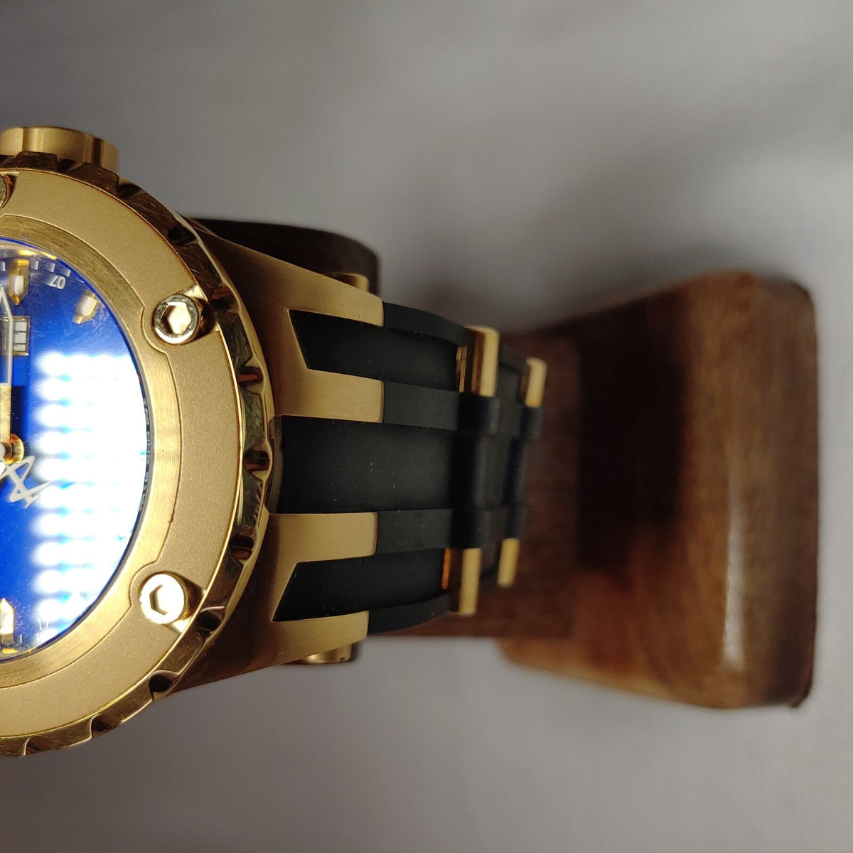 Invicta Reserve Collection GMT 18k Gold-Plated Stainless Steel Watch