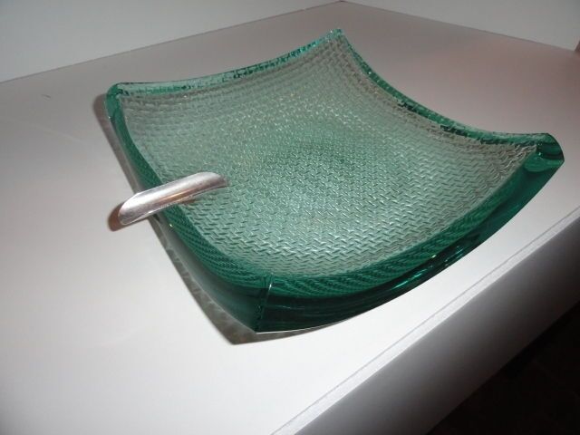 Stephen Schlanser Studio Art Glass Ashtray