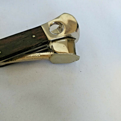 Mini Vintage Cigar Cutter with wood Handle