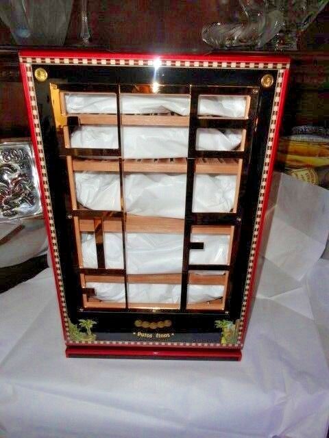 Elie Bleu Alba Black Sycamore Cabinet Humidor