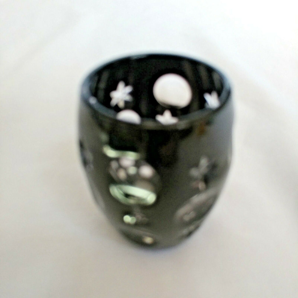Faberge Black Galaxy Crystal  Shot Glass