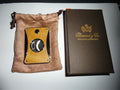 Brizard and Co. - "Elite Series 2" Cutter - Blue Ostrich and Camel Color Leather
