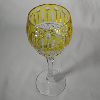 FABERGE | YELLOW XENIA IMPERIAL YELLOW GOLD CRYSTAL GOBLET | SINGLE