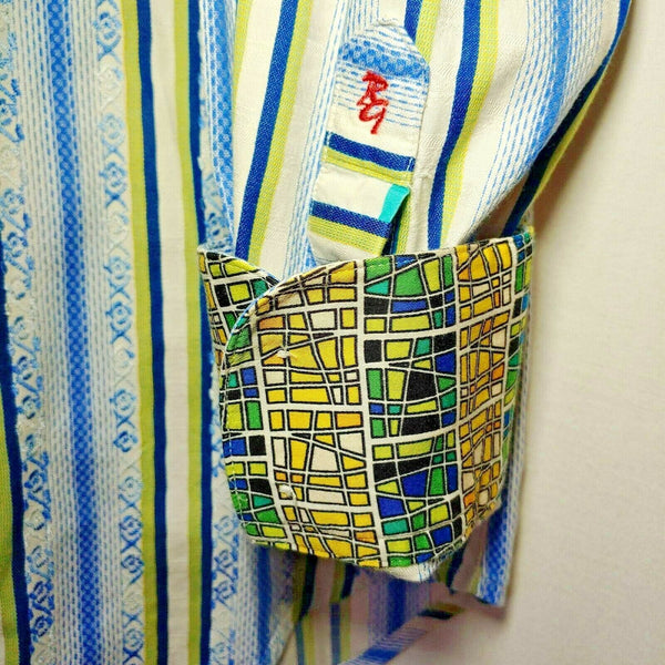 Robert Graham - Colorful Long Sleeve - Men's Medium Button Down Classic Fit