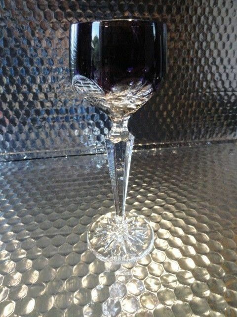 Faberge Lausanne Purple Liqueur Glass