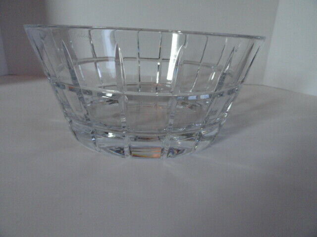 Faberge Metropolitan Clear Crystal Bowl 9" diameter
