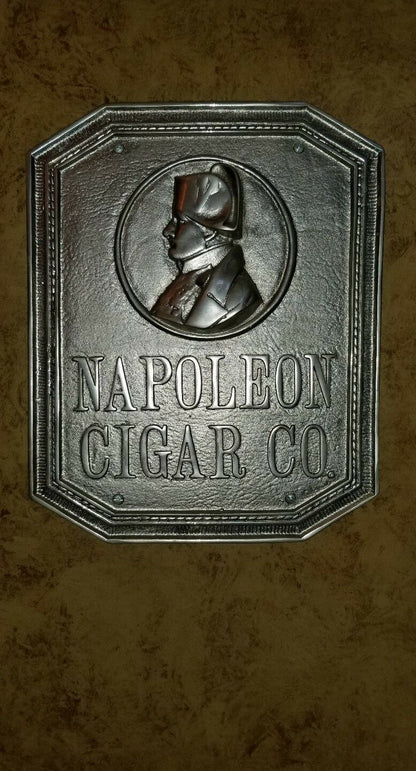 Napoleon Co. Nickel plated Bronze Sign