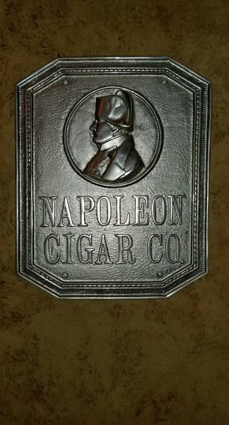 Napoleon Co. Nickel plated Bronze Sign