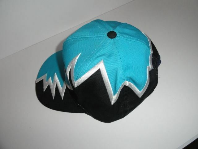 Marine Machine  Teal  jagged edge embroidered baseball cap