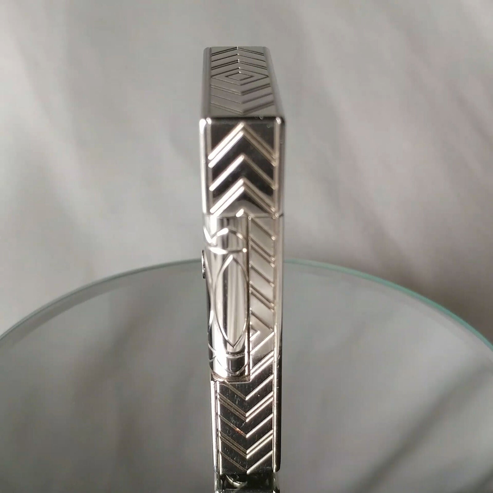S.T. Dupont Taj Mahal Limited Edition  Platinum and Mother-of-Pearl Lighter