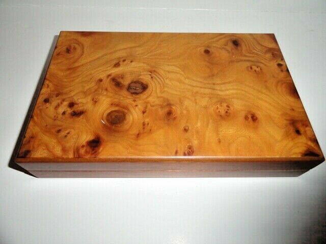Mastro de Paja Burl Wood storage box # 3