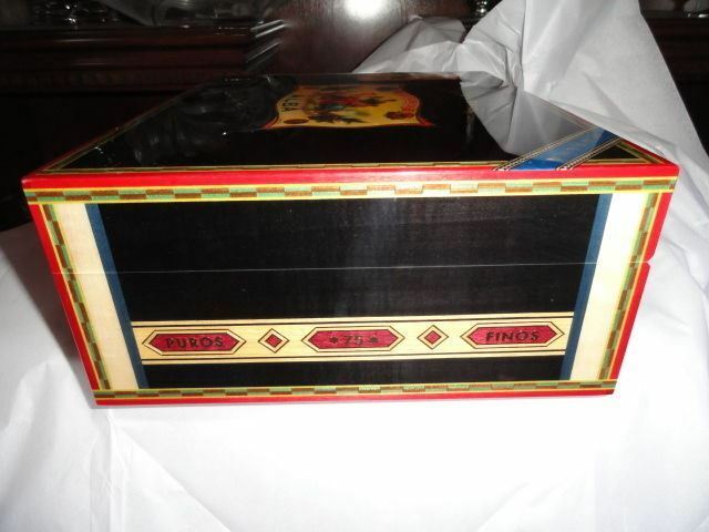Elie Bleu Flor de Alba Black Humidor - 75 Count
