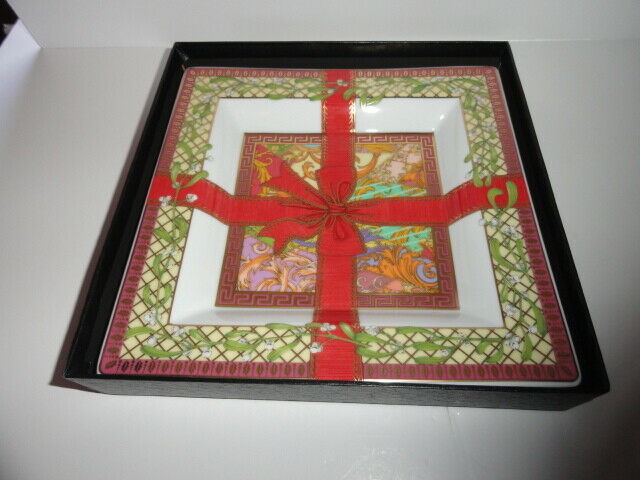 Versace by Rosenthal Christmas Magic Tray 8.5 inch