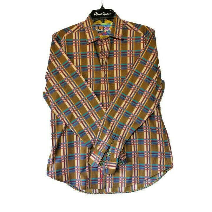 Robert Graham - Colorful Long Sleeve - Men's Medium Button Down Classic Fit