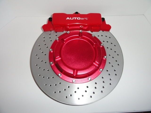 Auto Art Brake Disc Anodized Red Ashtray