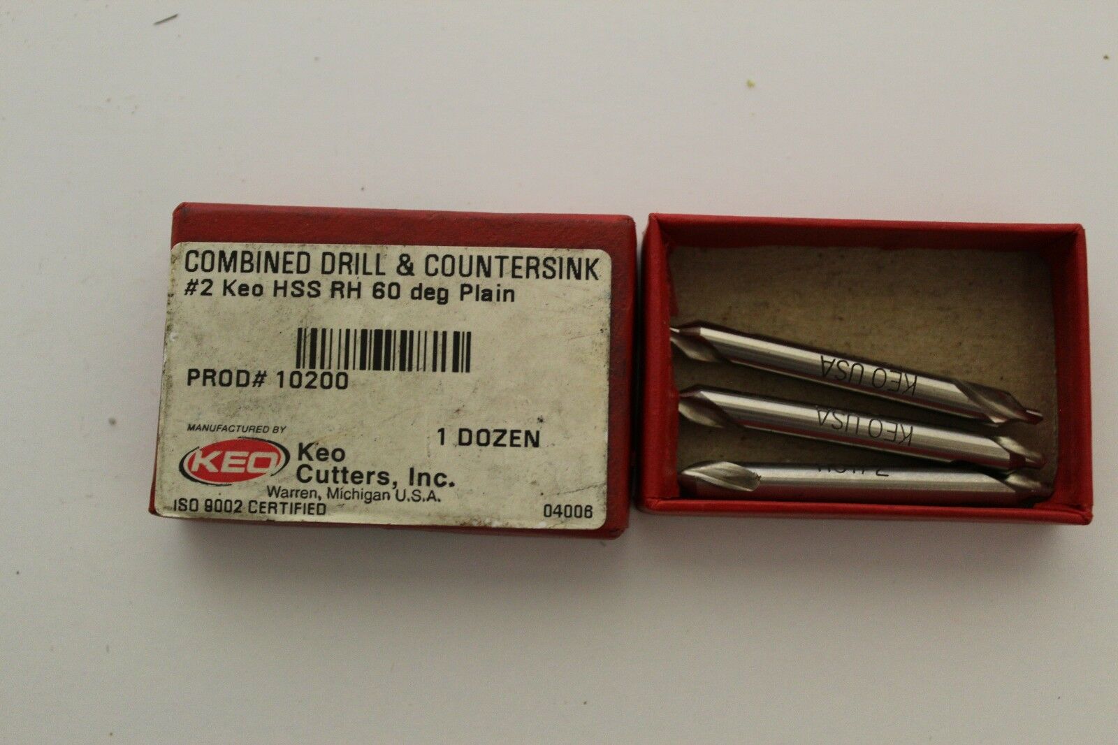 Keo Cutters Inc. Combined Drill and Countersink #2