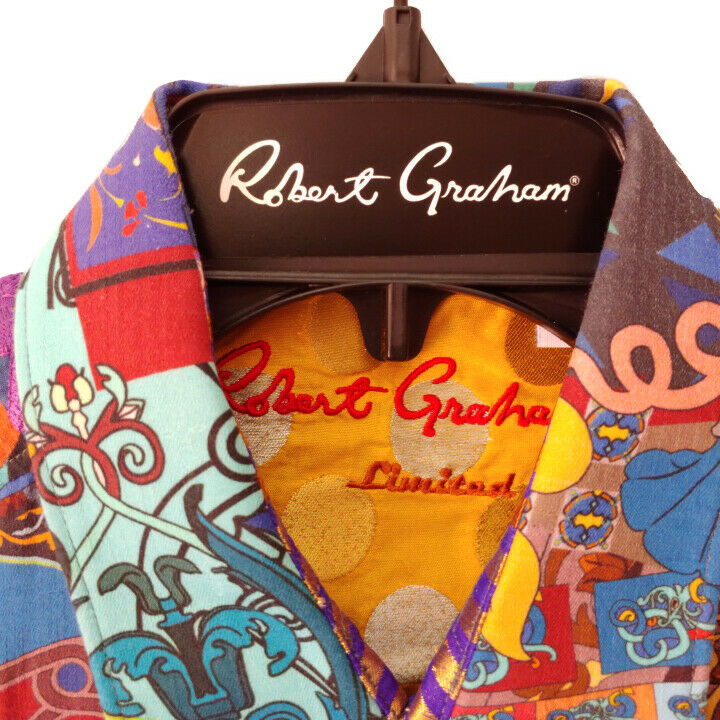 Robert Graham - Colorful Long Sleeve - Men's Medium Button Down Classic Fit