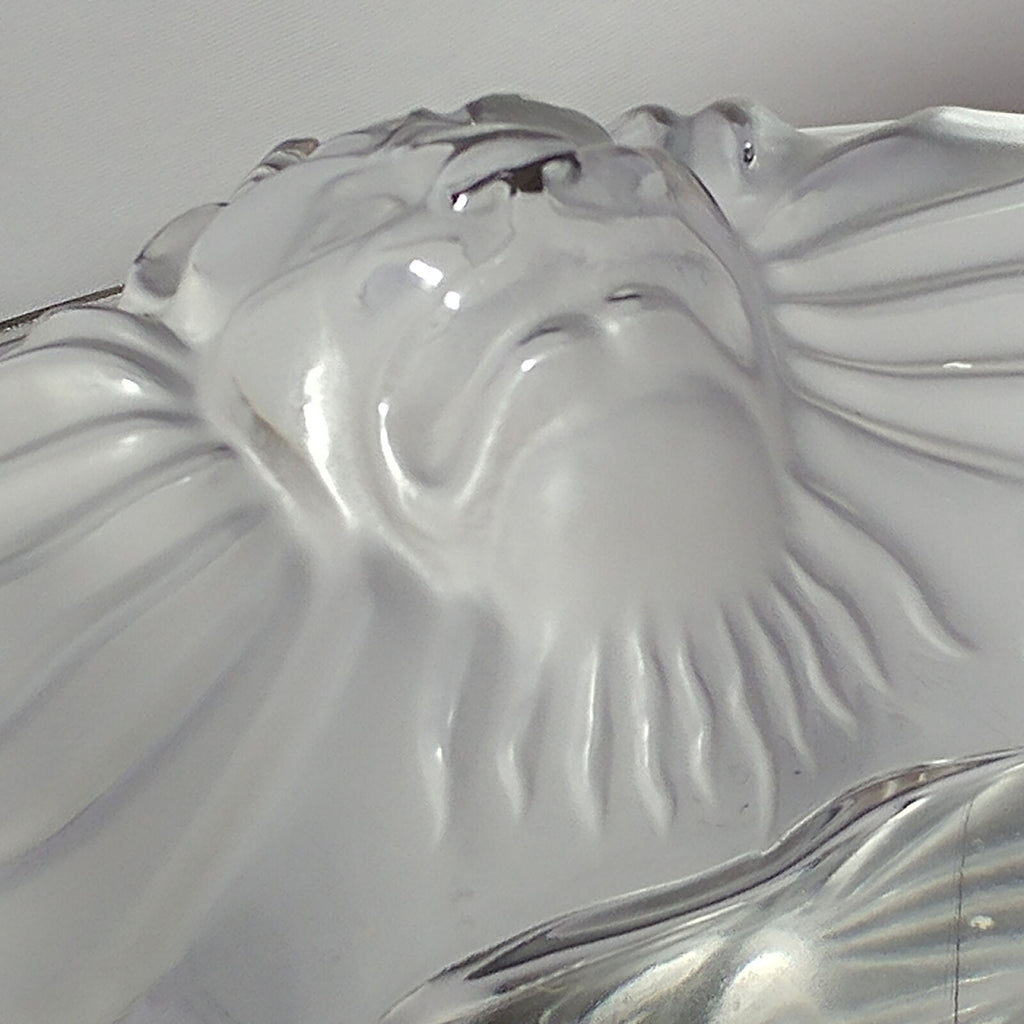 Lalique | Crystal "Tete De Lion" Ashtray