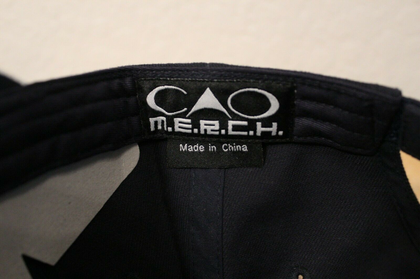 CAO Black Baseball Cap
