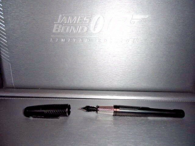 S.T. Dupont James Bond Spectre 007 Black PVD Fountain Pen