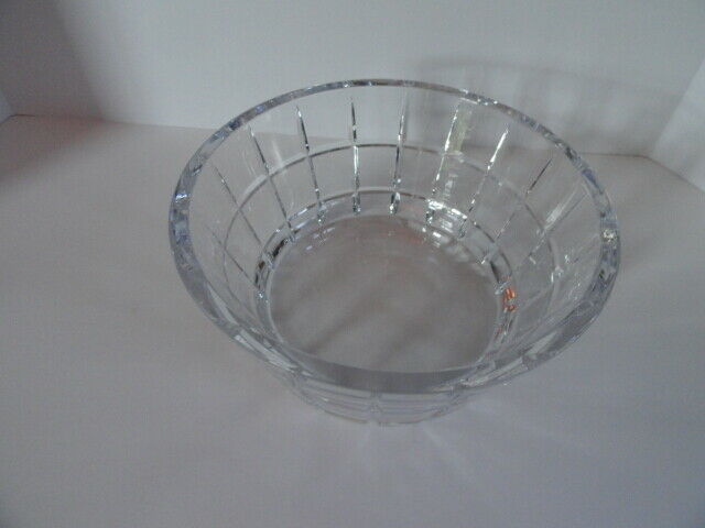 Faberge Metropolitan Clear Crystal Bowl 9" diameter