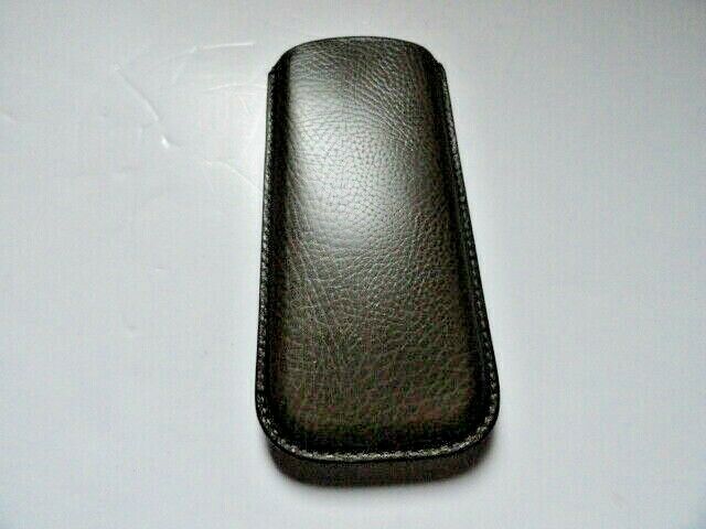 Pheasant Leather Eye Glass Case 3"wide