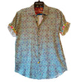 Robert Graham Mizzen Short Sleeve Printed Sport Shirt - Medium