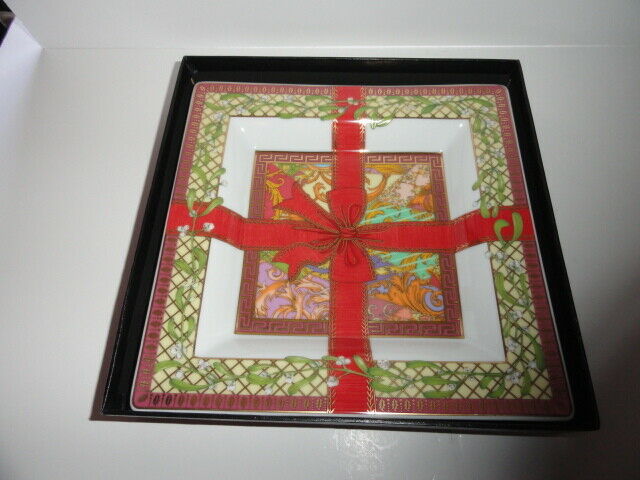 Versace by Rosenthal Christmas Magic Tray 8.5 inch