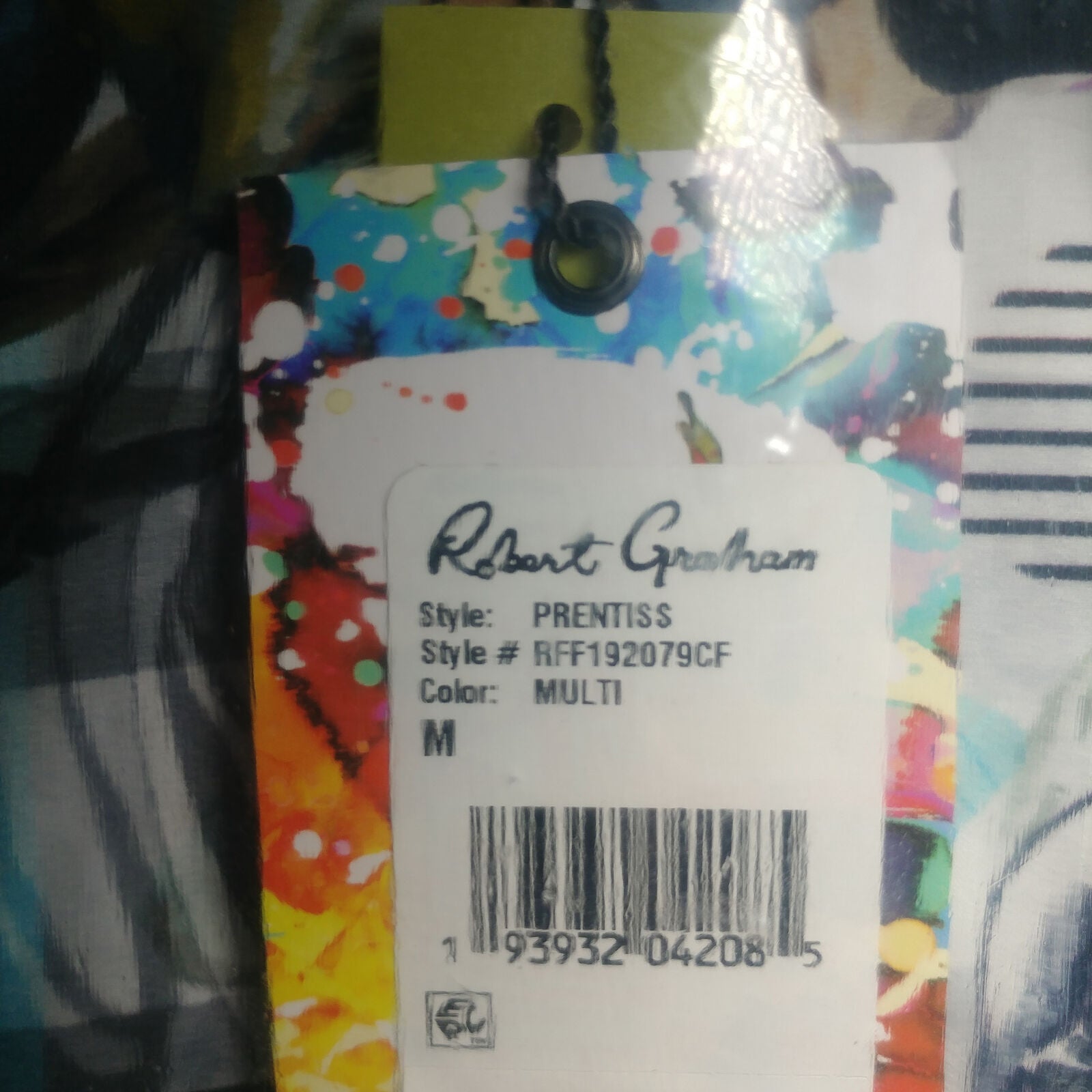 Robert Graham - Colorful ShortSleeve | Size: Medium | Style: PRENTISS | T