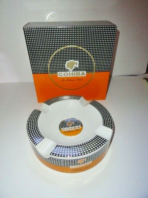 Ceramic ashtray in the box  8" diameter