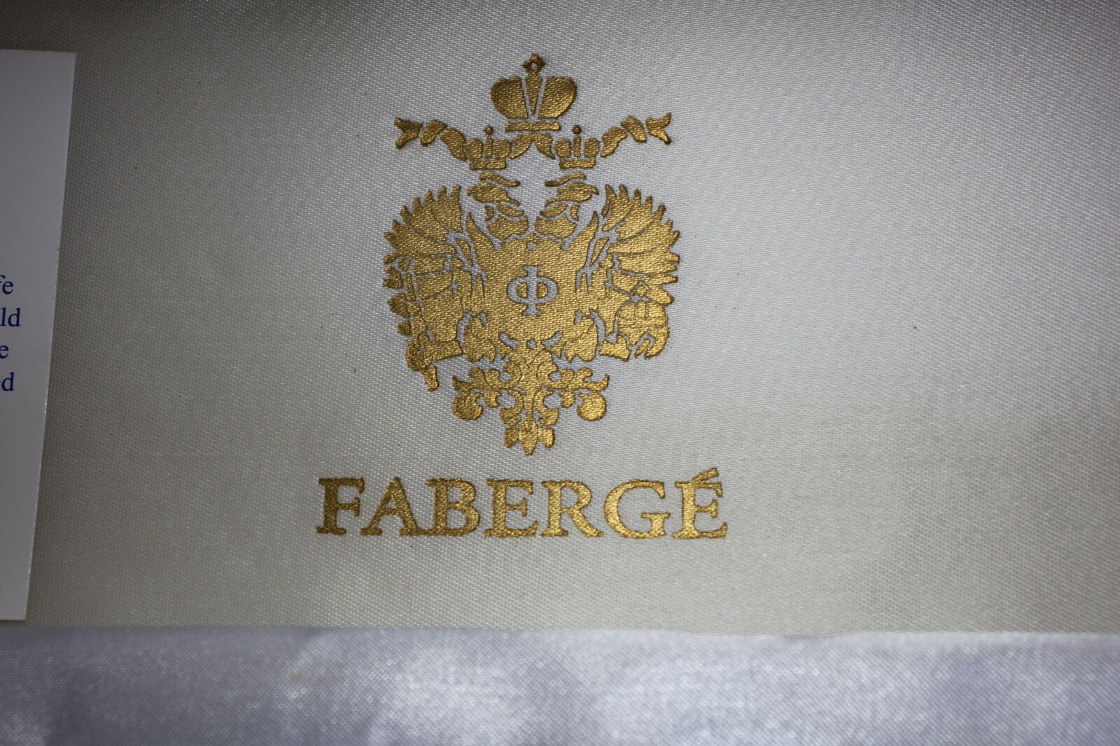 Faberge "Na Zdorovie" Bubble Vodka Shot Glasses- Set of 4 in original box