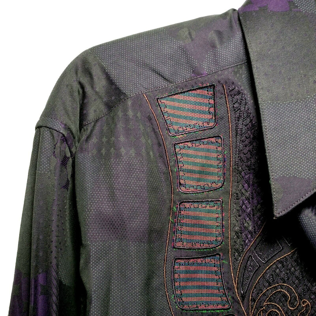 Robert Graham - Colorful Long Sleeve - Men's Medium Button Down Classic Fit  New