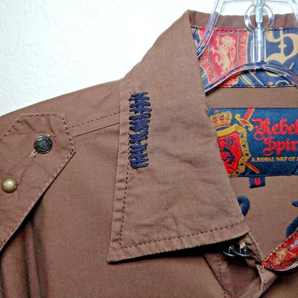 Rebel Spirit  Brown King of Kings Shirt Men's Medium